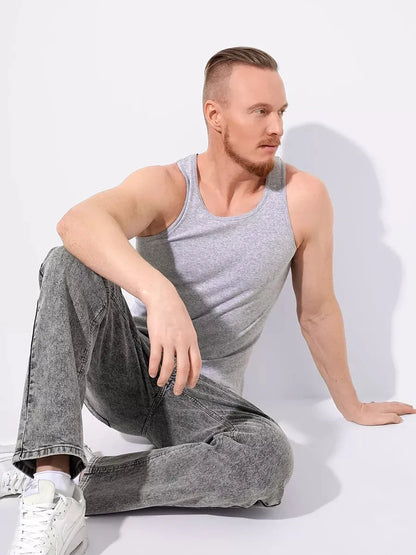 Grau Tanktop aus Bambus - TOLLzWOOD