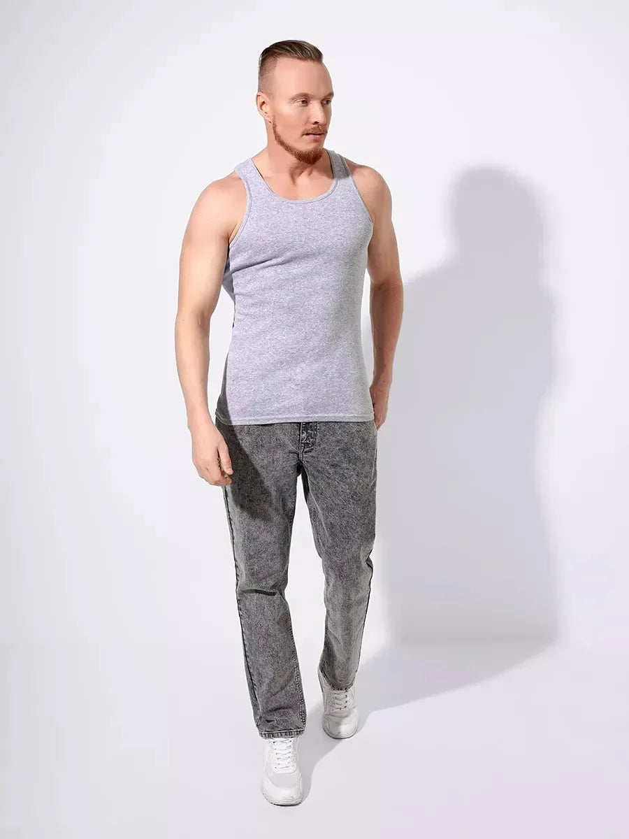 Grau Tanktop aus Bambus - TOLLzWOOD
