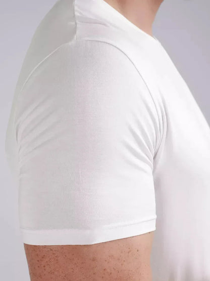 Weiß T-Shirt aus Bambus - TOLLzWOOD