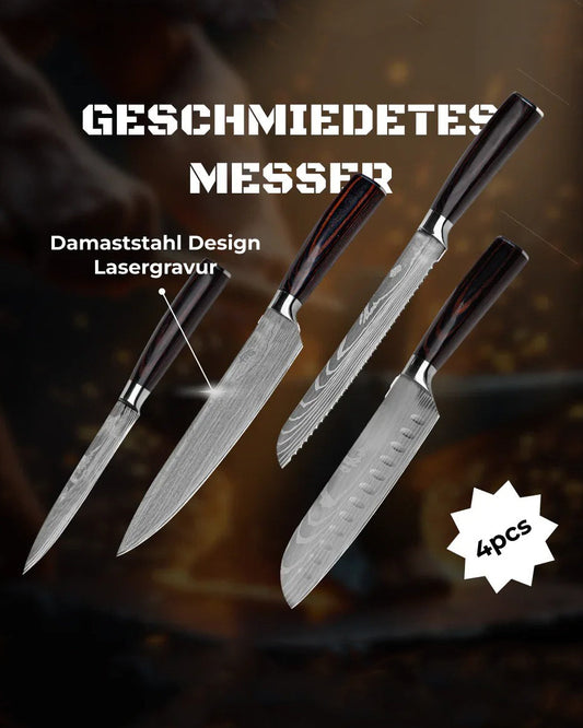 Messer-Set „Damascus Design“