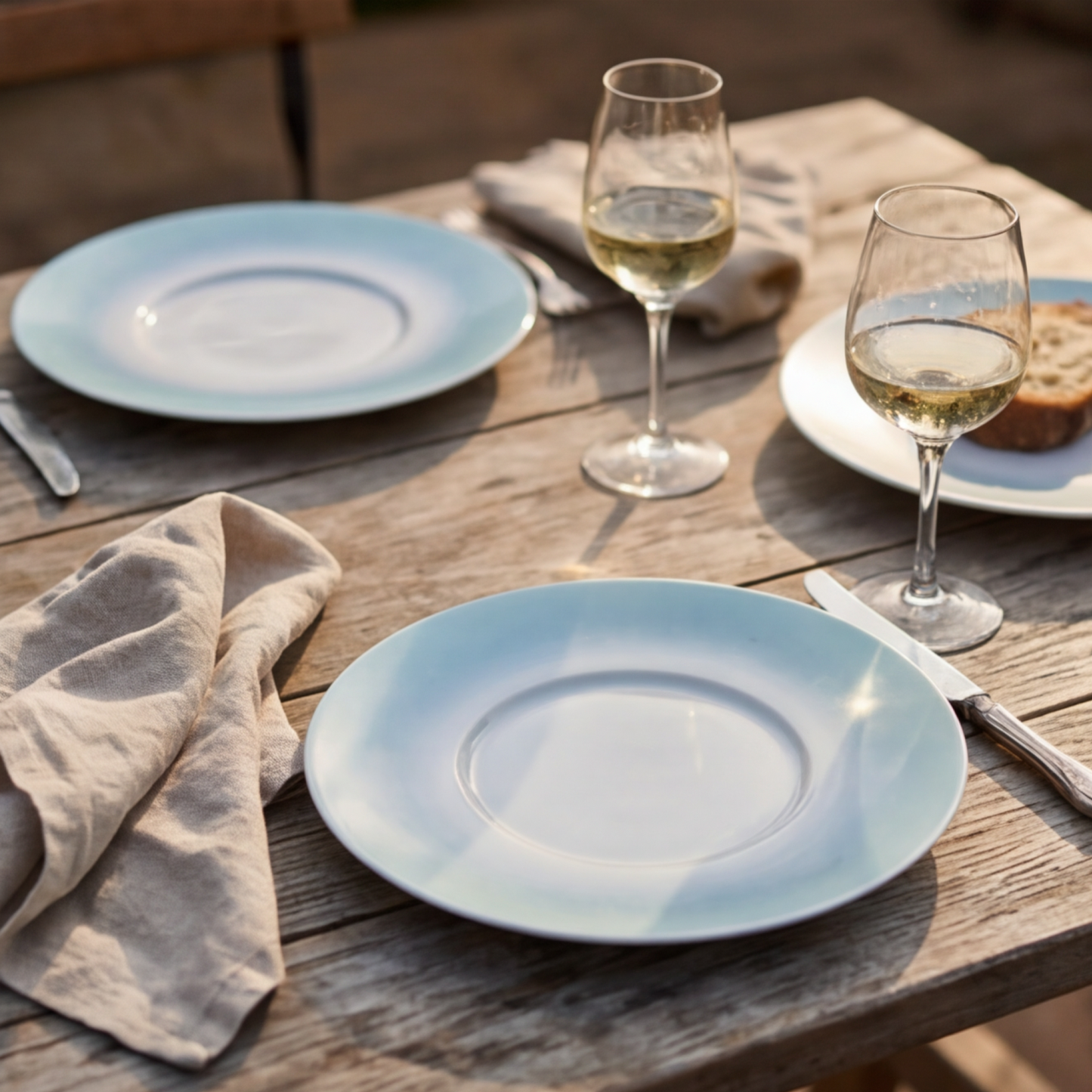 Porcelain plate "Blue" serving – model Porz
