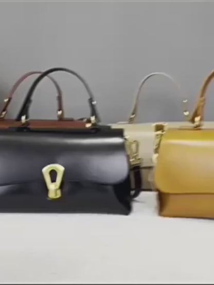 Leder Handtasche "Primel"