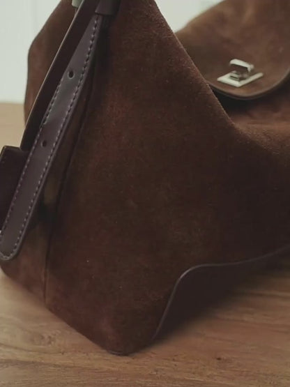 Leder Handtasche "Salbei"