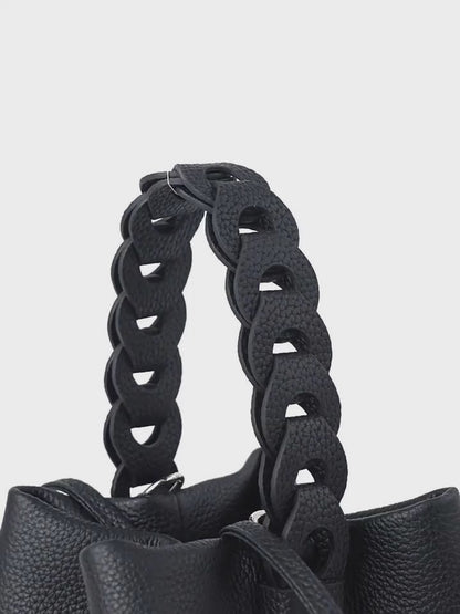 Leder Handtasche "Narzisse"
