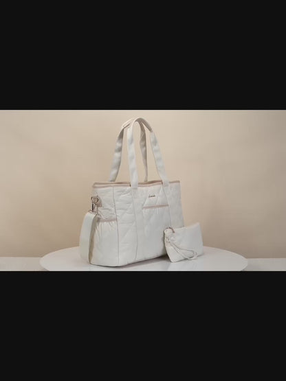 Leather handbag "Hortensie"