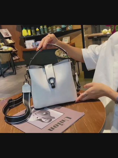 Leder Handtasche "Flora"