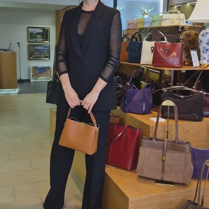 Leder Handtasche "Erika"