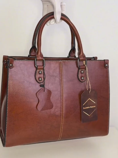 Leather handbag "Lilly"