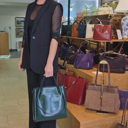 Leder Shopper "Aster"