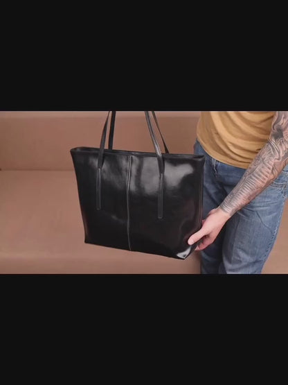 Leder Handtasche "Zinnie"