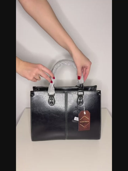 Leather handbag "Lilly"