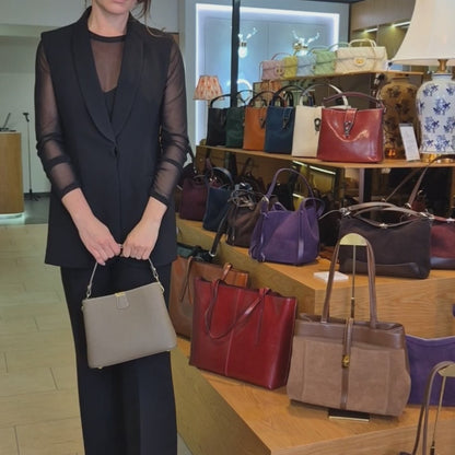 Leder Handtasche "Erika"