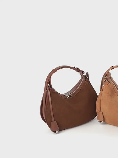 Leather handbag "Mohn"