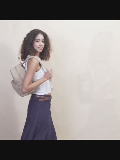 Leather backpack Lovevook