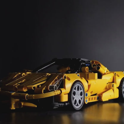 EC-TECHNIC Rennwagen mit Rückziehfunktion, 391 Teile