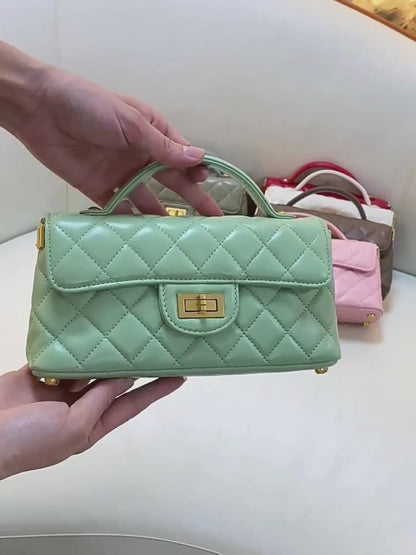 Leather handbag  "Kamille"
