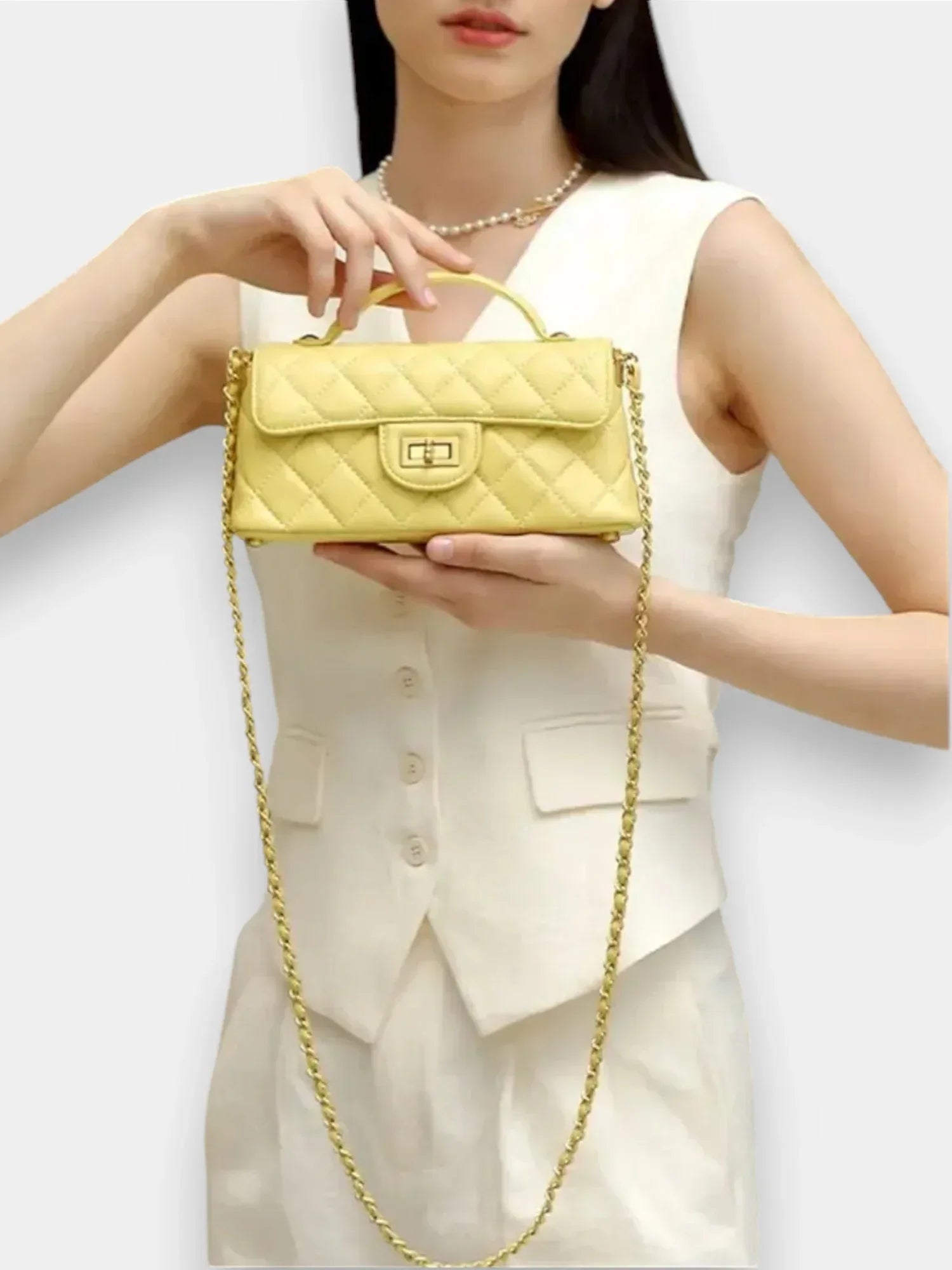 Leder Handtasche "Kamille" - TOLLzWOOD