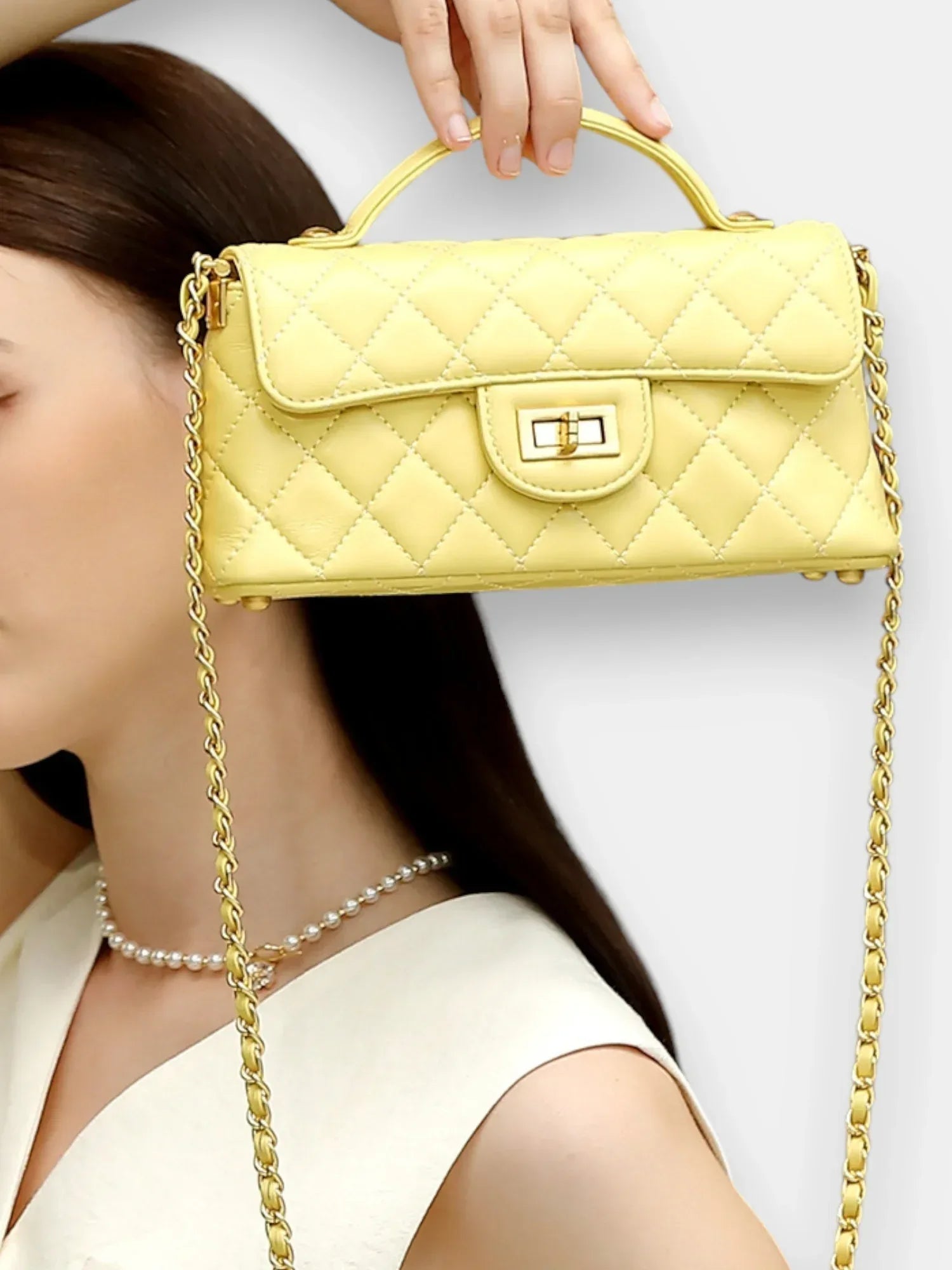 Leder Handtasche "Kamille" - TOLLzWOOD