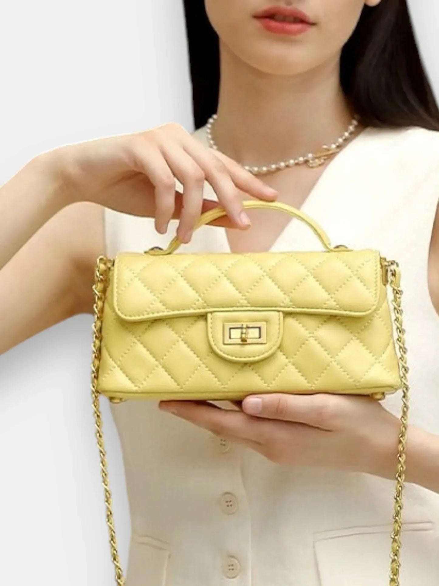 Leder Handtasche "Kamille" - TOLLzWOOD