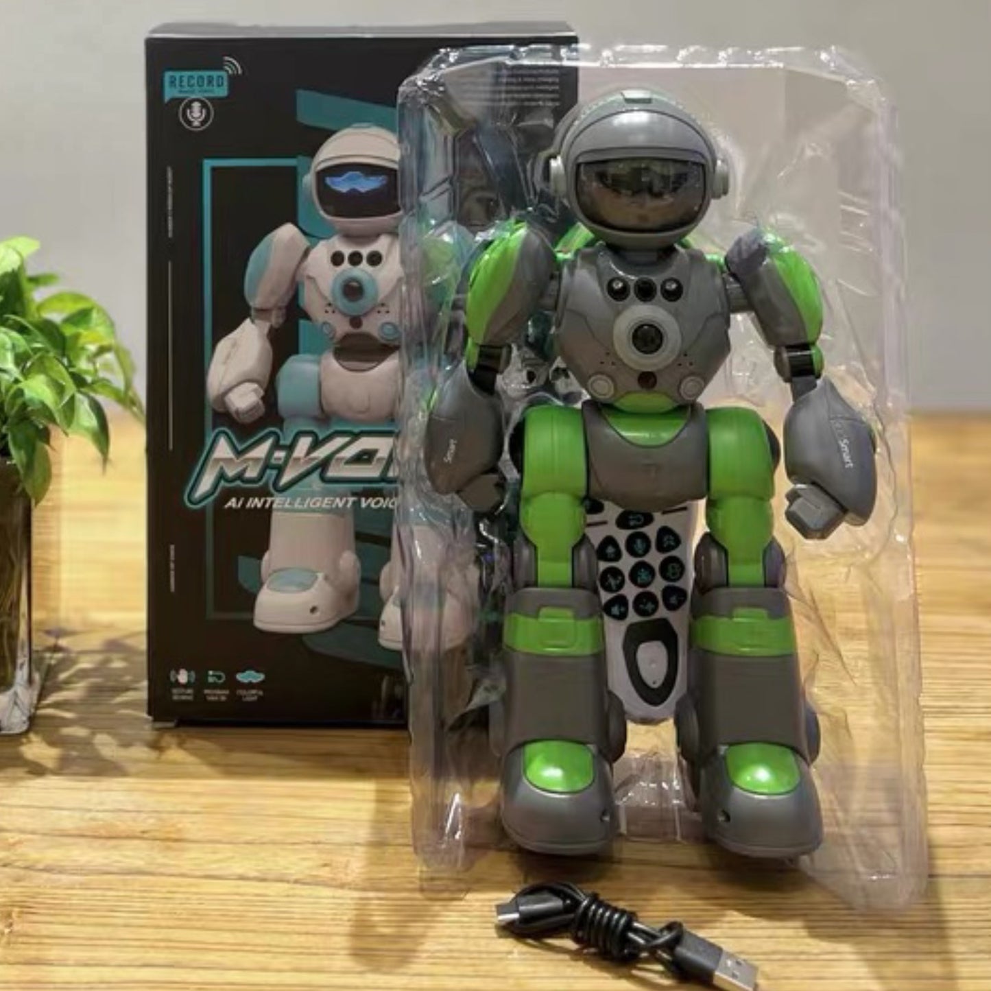 RC Smart Robot with remote control, LED &amp; gesture control