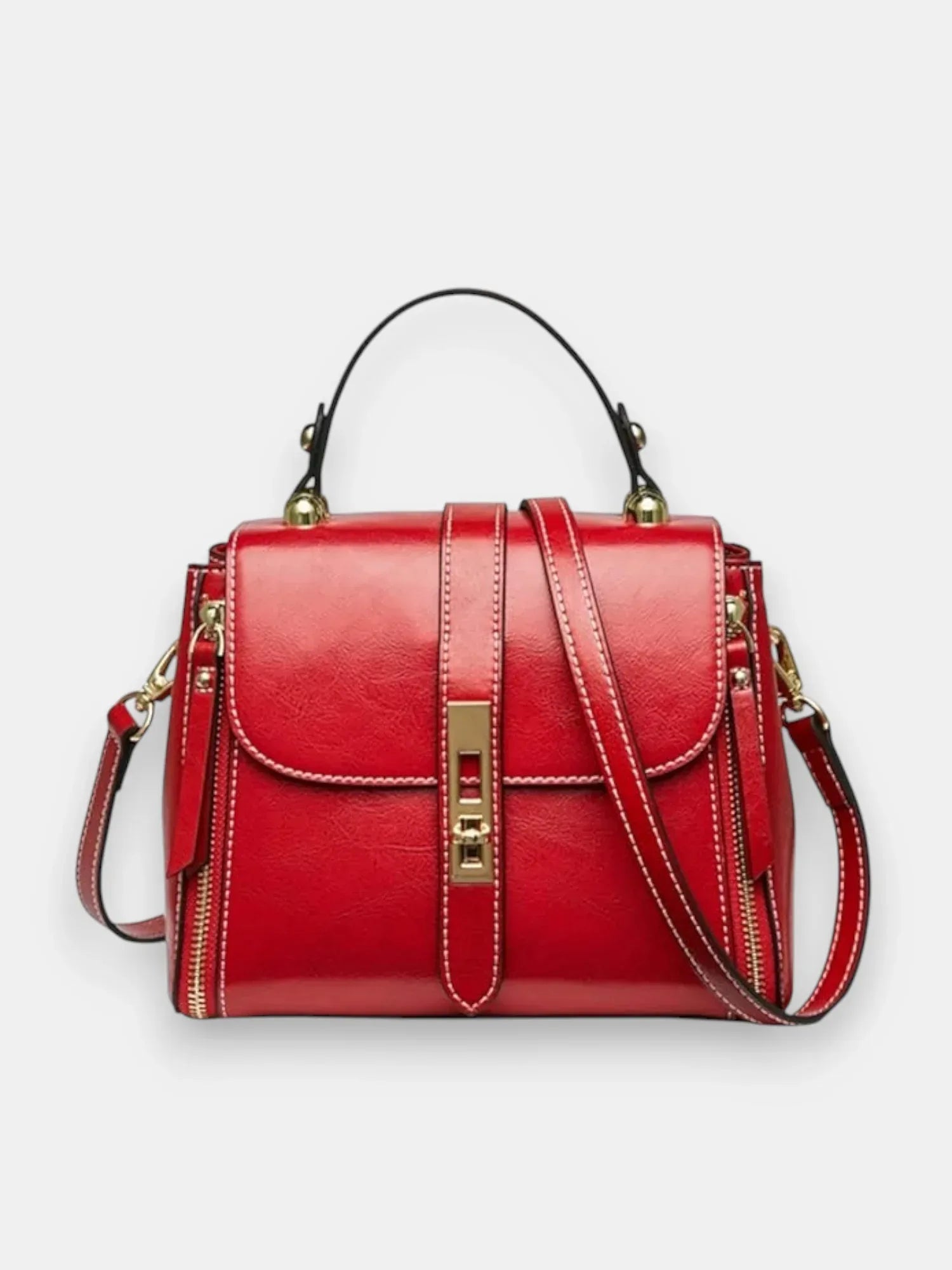 Leder Handtasche "Iris" - TOLLzWOOD