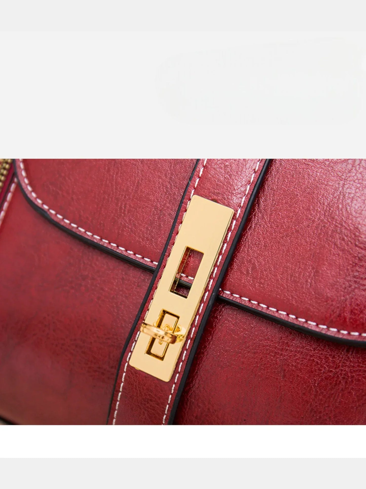 Leder Handtasche "Iris" - TOLLzWOOD