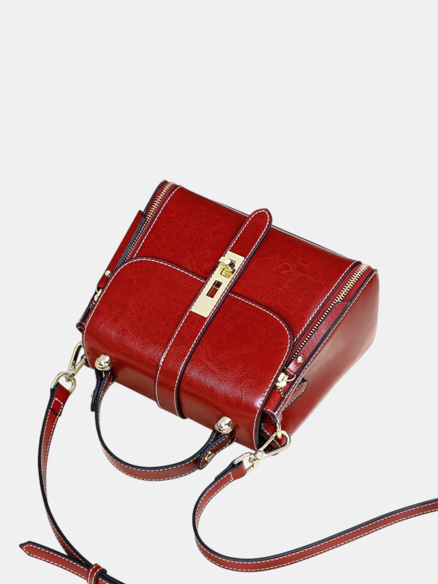 Leder Handtasche "Iris" - TOLLzWOOD