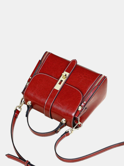 Leder Handtasche "Iris" - TOLLzWOOD