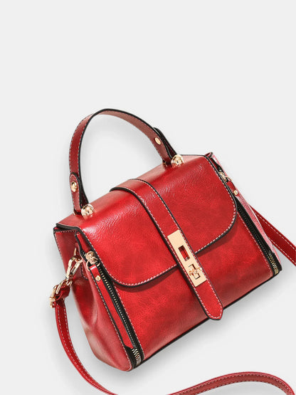 Leder Handtasche "Iris" - TOLLzWOOD