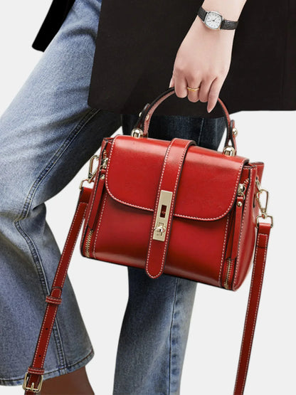 Leder Handtasche "Iris" - TOLLzWOOD