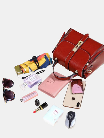 Leder Handtasche "Iris" - TOLLzWOOD