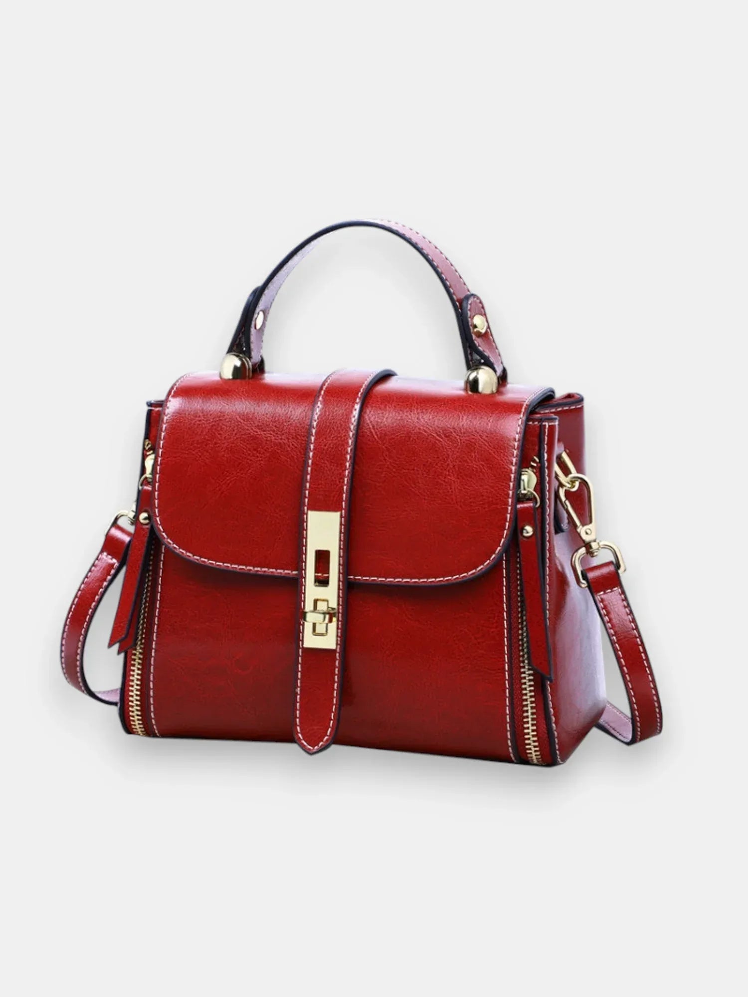 Leder Handtasche "Iris" - TOLLzWOOD