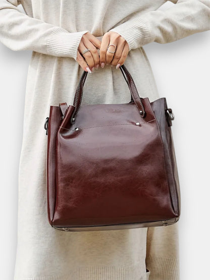 Leather handbag – model WSX702