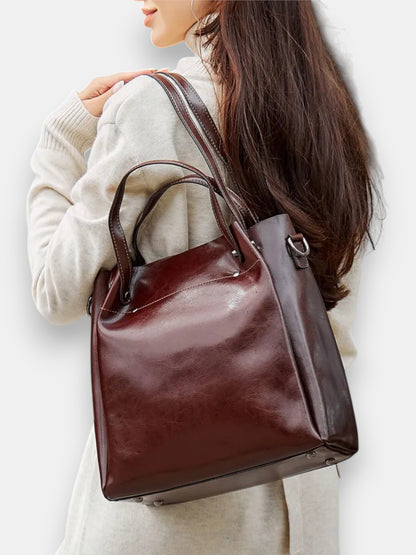 Leather handbag – model WSX702