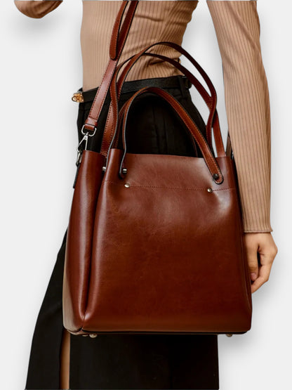 Leather handbag – model WSX702