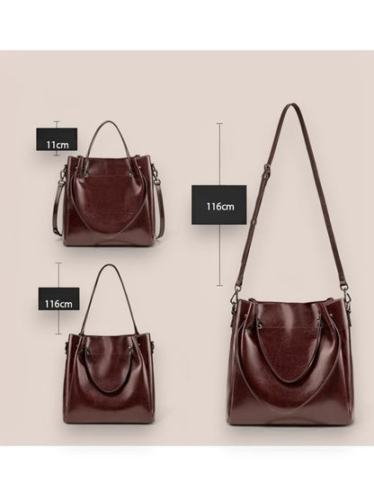 Leather handbag – model WSX702