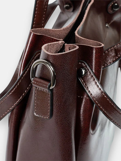 Leather handbag – model WSX702