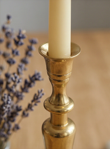 Candle holder set “Classic Gold” (2-piece)