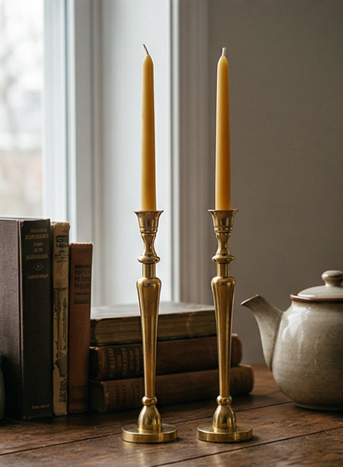 Candle holder set “Classic Gold” (2-piece)