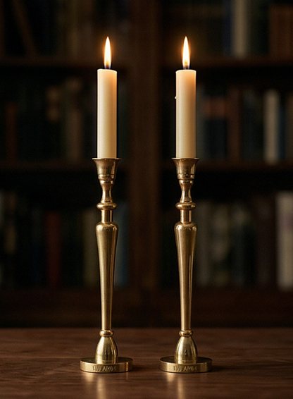 Candle holder set “Classic Gold” (2-piece)