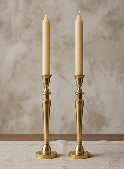 Candle holder set “Classic Gold” (2-piece)