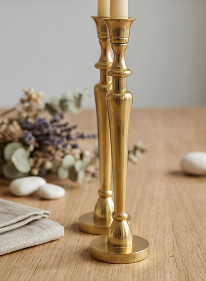 Candle holder set “Classic Gold” (2-piece)