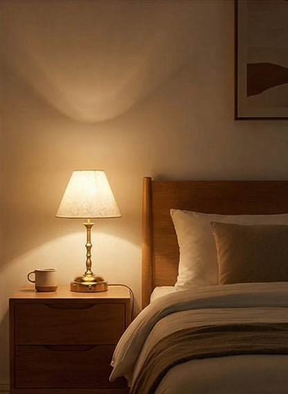 Goldene LED Tischlampen (AKKU und STROM) - TOLLzWOOD