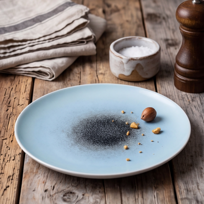 Porcelain plate "Blue" flat – Porz model
