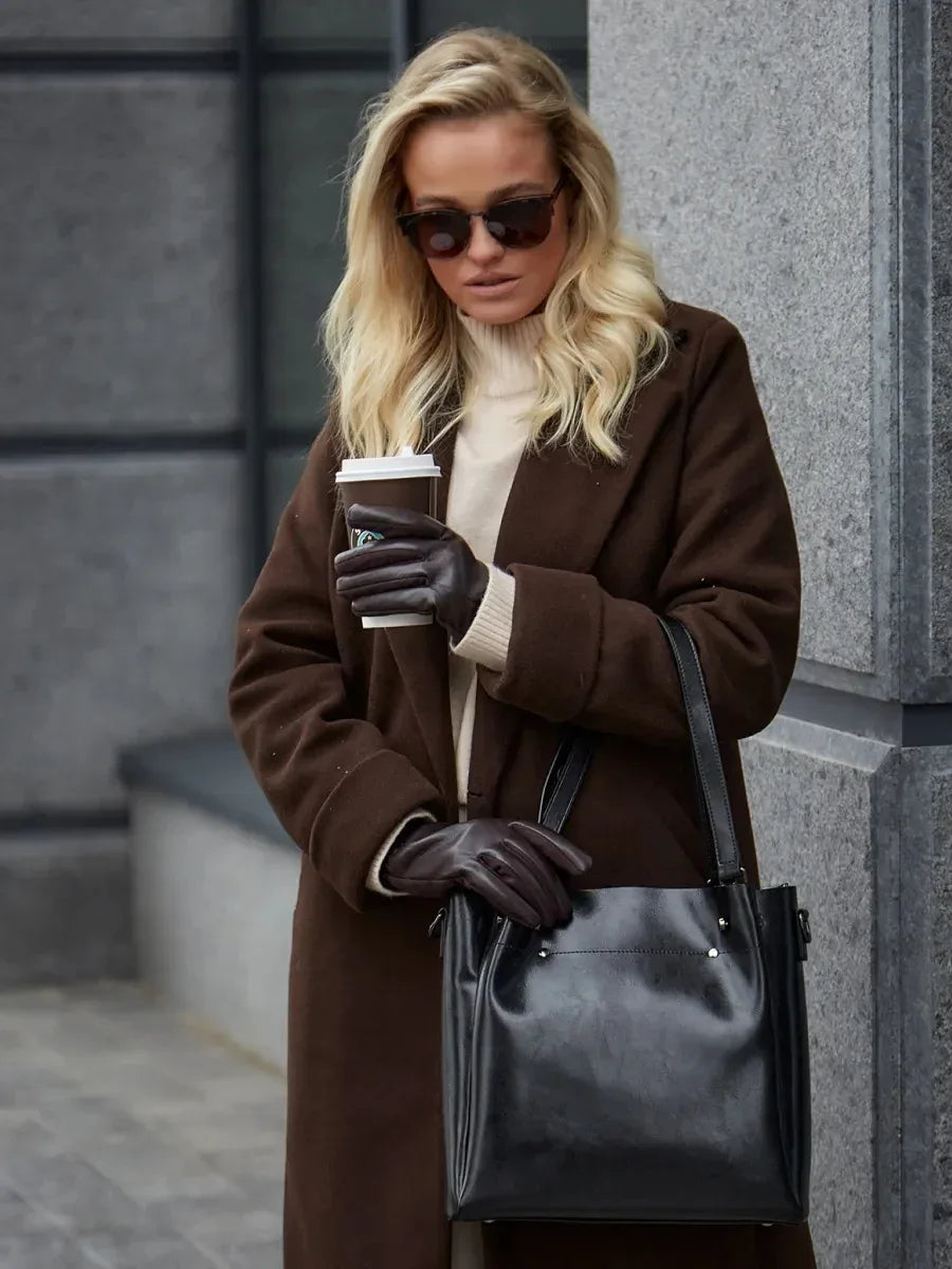 Leder Shopper "Aster" - TOLLzWOOD