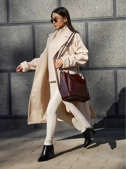 Leder Shopper "Aster" - TOLLzWOOD