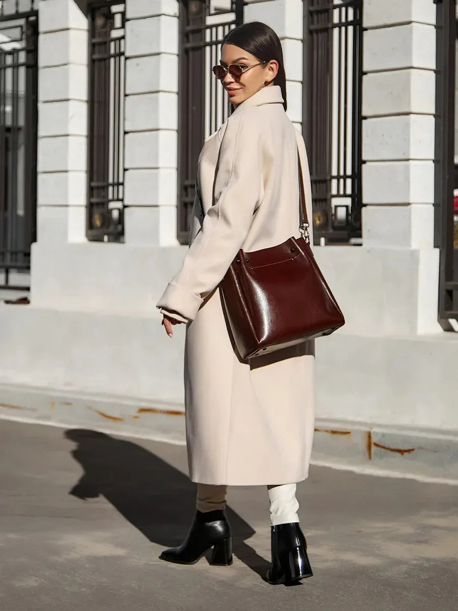 Leder Shopper "Aster" - TOLLzWOOD