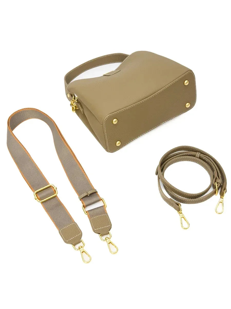 Leder Handtasche "Erika" - TOLLzWOOD