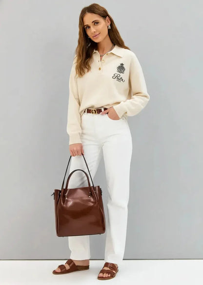 Leder Shopper "Aster" - TOLLzWOOD