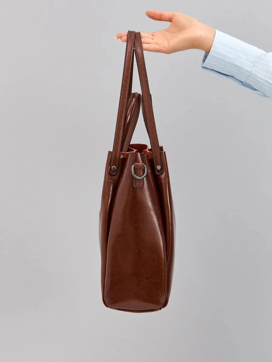 Leder Shopper "Aster" - TOLLzWOOD